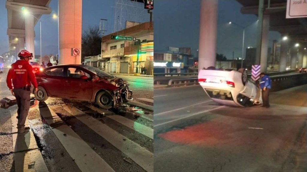 accidente vial, monterrey, 