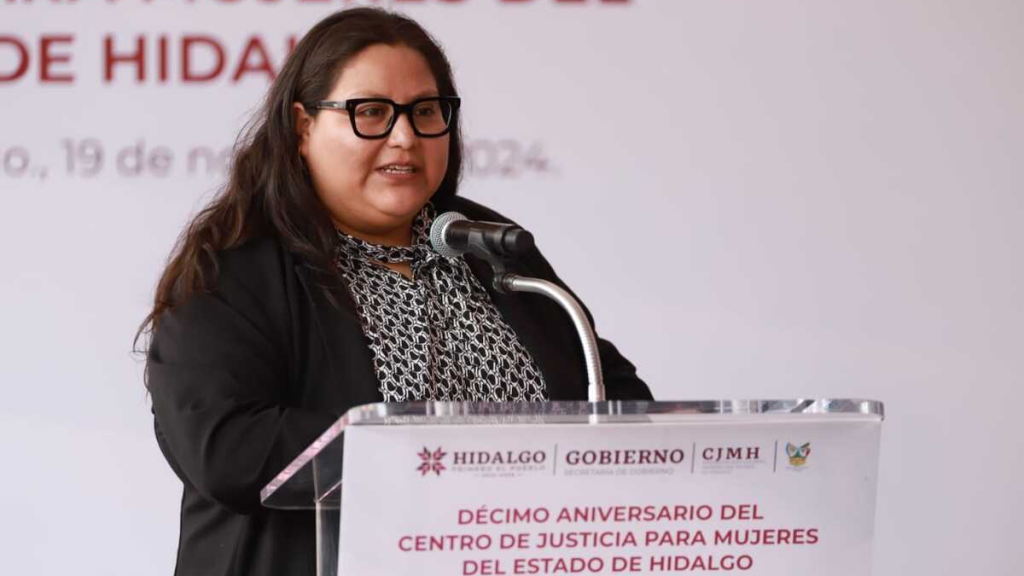 Citlalli Hernández, a cargo de la Secretaría de las Mujeres.