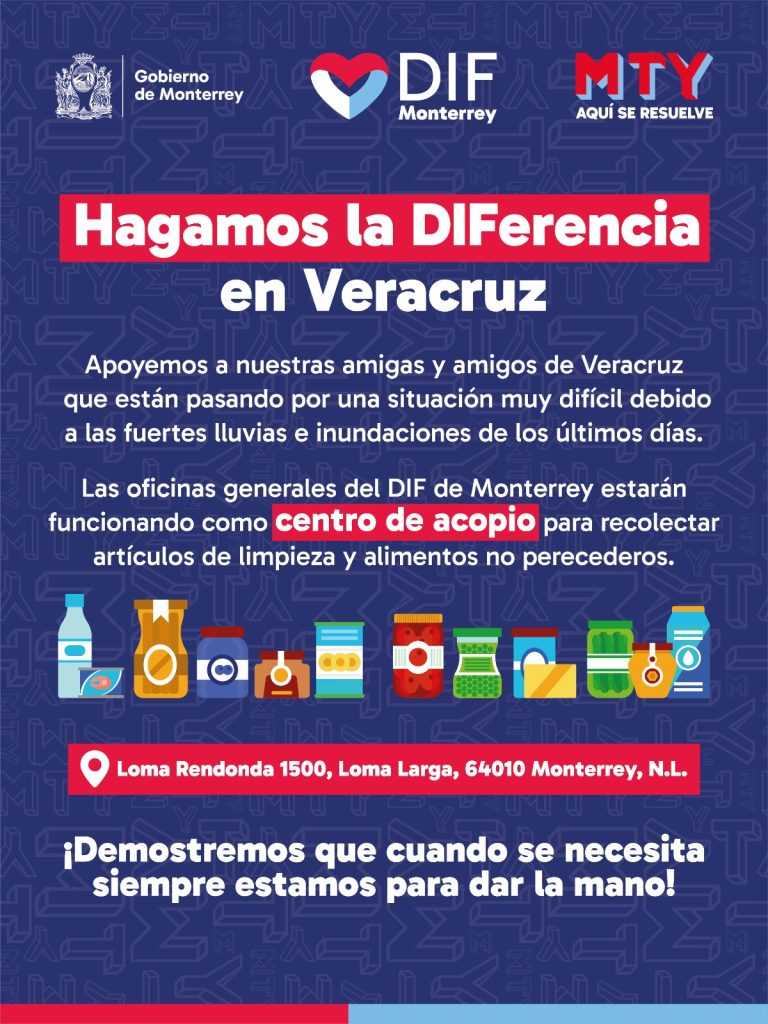 centro-de-acopio-de-Monterrey-para-ayudar-a-damnificados-de-veracruz-por-las-inundaciones