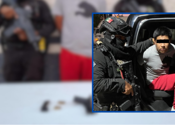 detenido con arma, Policía de Monterrey, colonia Argentina, estrategia Escudo, arma de fuego
