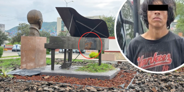 hondureño detenido, robo, Policía de Monterrey, Plaza de los Compositores, estrategia Escudo, Agustín Lara