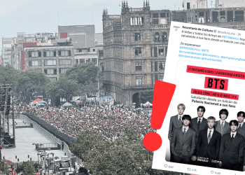 Visita de BTS con fines políticos