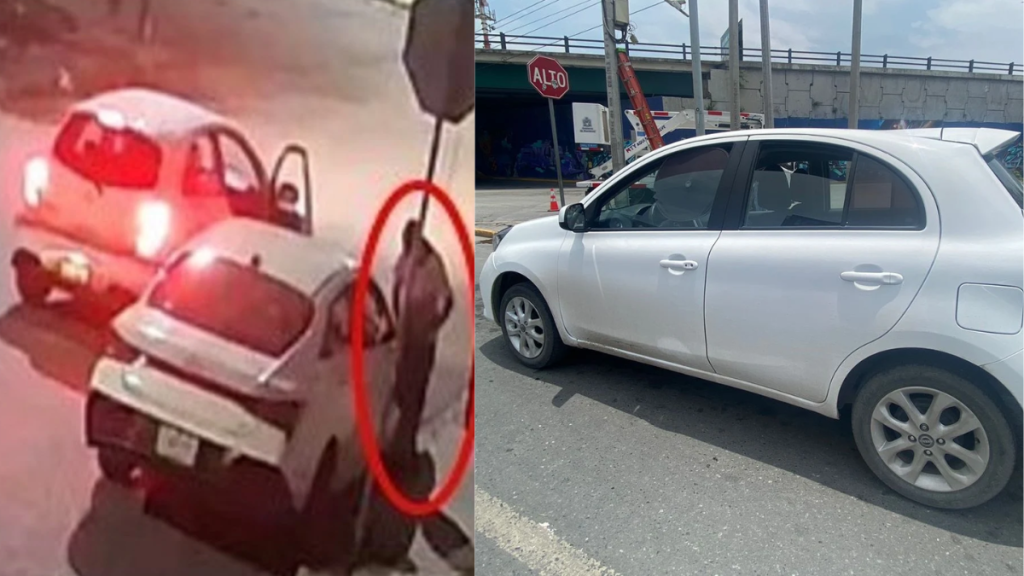 cae ladrón de autopartes en Monterrey