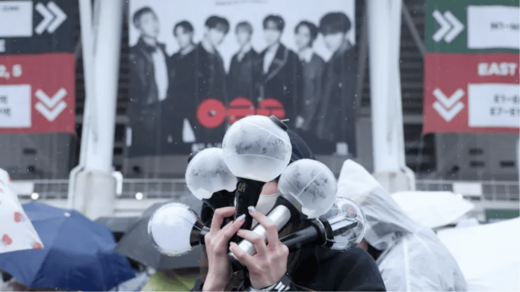 Visita de BTS con fines políticos