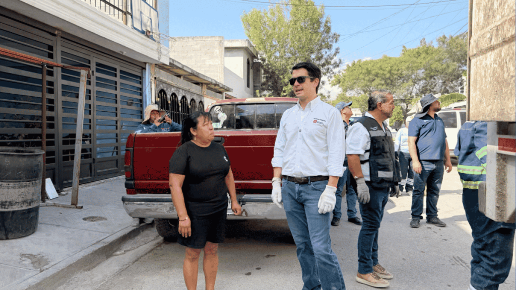 marcelo segovia en la colonia La Alianza - Impacto Regio
